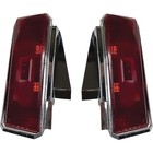1984-88 Oldsmobile Cutlass; Tail Lamp Assembly Set; wthout Emblems; with Chrome