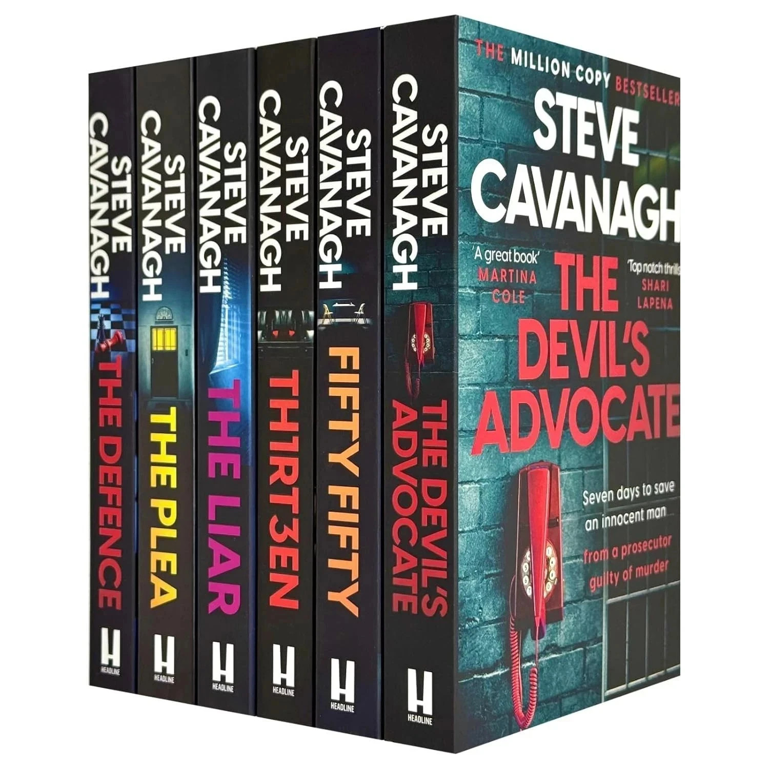 Eddie Flynn Series 6 Books Collection Set by Steve Cavanagh The Devil’s Advocate