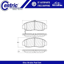 For 2011-2014 Acura TSX | Centric Front Disc Brake Pads | Semi-Metallic
