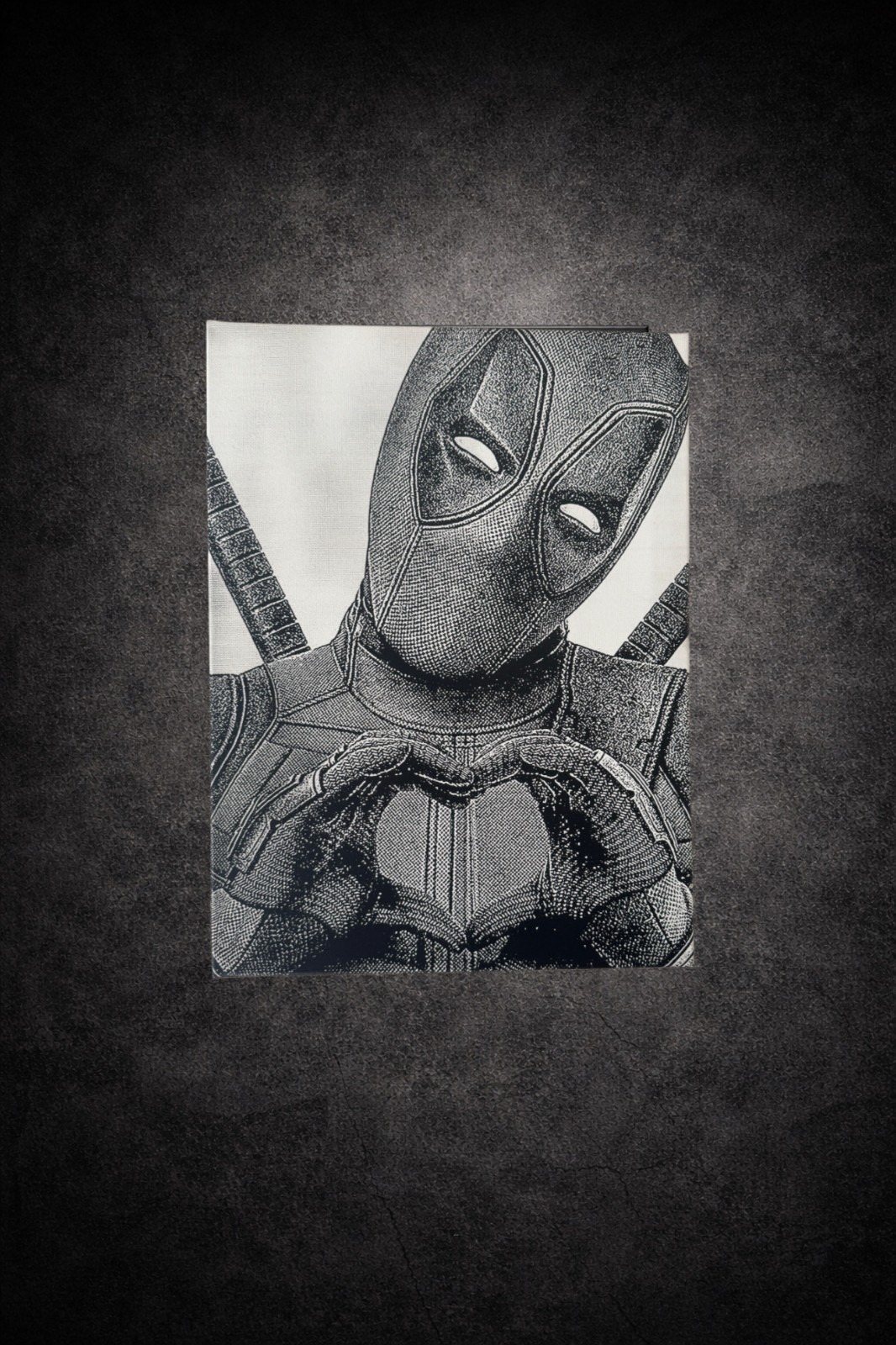Tableau Deadpool décoration murale comics cinéma affiche toile 30x40 cm