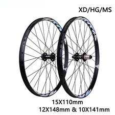 MTB E-bike Bicycle Enduro Tubeless 35mm Wide Wheelset Thru Axle Boost Hub