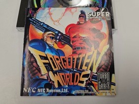 FORGOTTEN WORLDS - TurboGrafx 16 CD Super CD - FREE CAN/USA SHIPPING