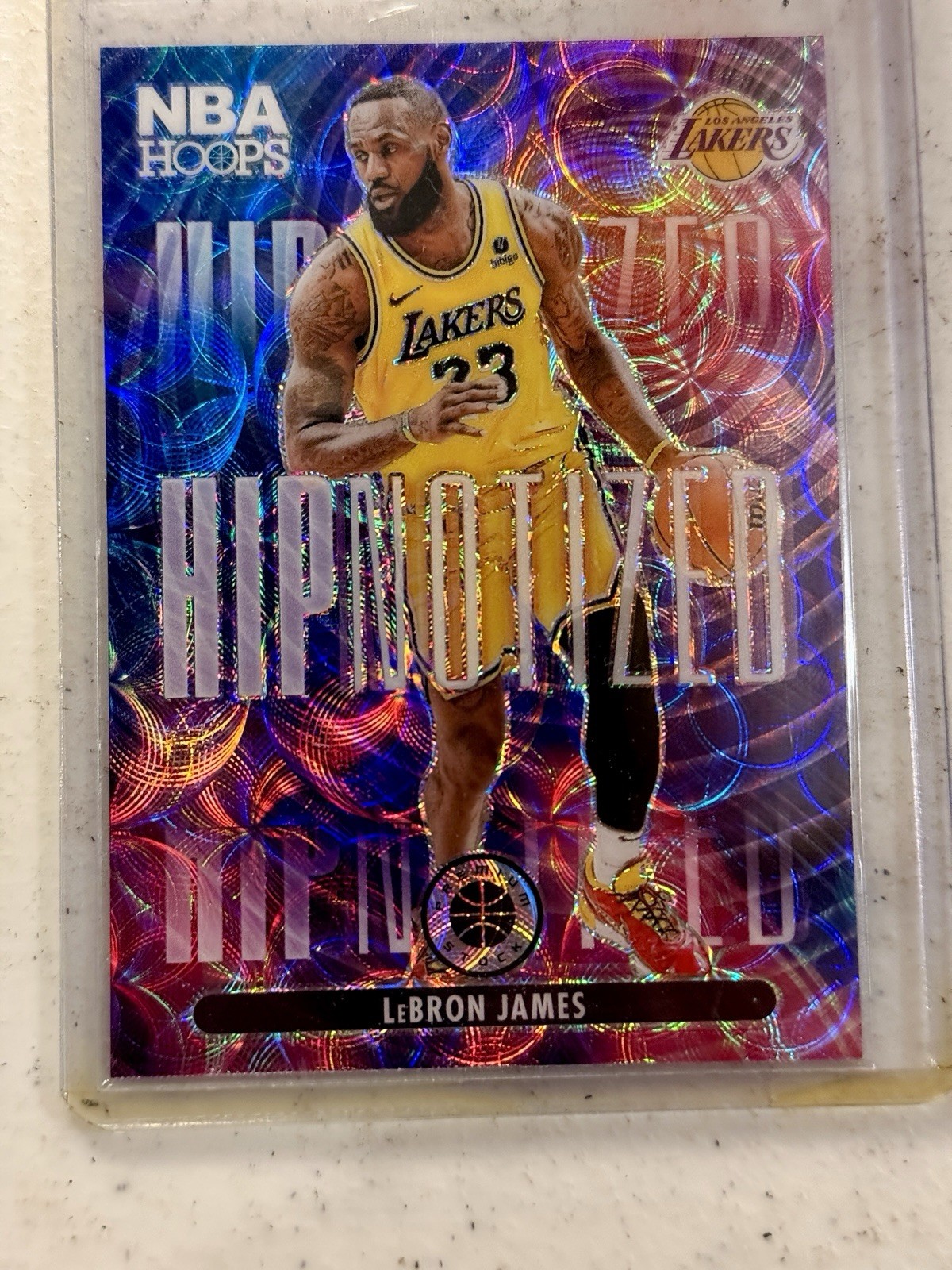 2023-24 NBA HOOPS Premium Stock LEBRON JAMES HIPNOTIZED CASE HIT SSP