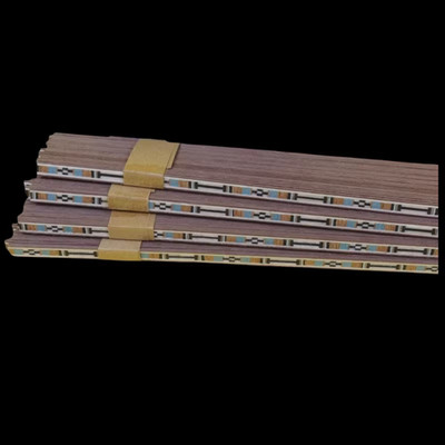 50x Strips Guitar Luthier Purfling Binding Marquetry Inlay Wood 640x6x1mm C-66