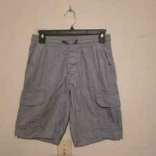 Sonoma Goods For Life Boys Pull-On Cargo Shorts Gray Size L 14/16 100 Cotton