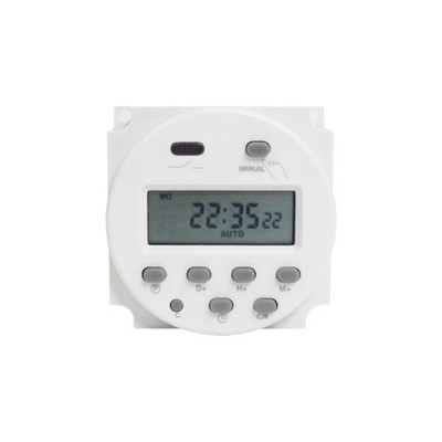 DC' 12V 16A LCD Digital Timer Switch Electronic Power Programmable Time Re DE