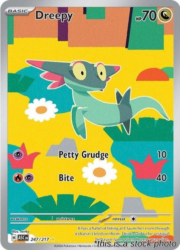 Dreepy ME: Ascended Heroes 247/217 Holofoil NM Pokemon