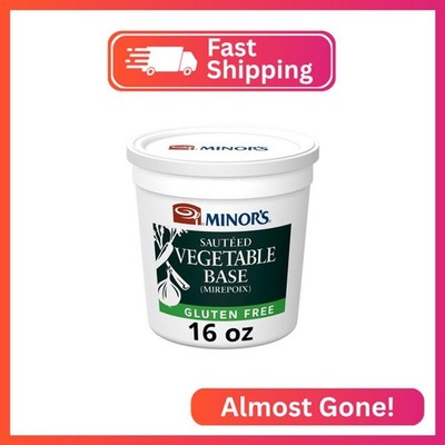 Minor's Sauteed Vegetable Base, Vegetarian, Great for Soup Broth and Sauces, No