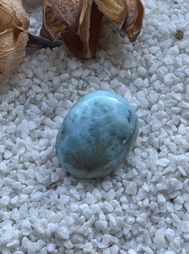 Larimar Trommelstein echter Edelstein, Heilstein. #427 Larimar Trommelstein echter Edelstein, Heilstein. #427