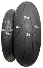 Pirelli Diablo Rosso IV Corsa 120/70zr17 & 200/60zr17 Pair Part Worn Tyres P14