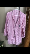 Women's Victoria's Secret Pajama Top Size M VGUC - one button missing 2016