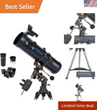Beginner-Ready AstroMaster 114EQ Telescope: Light and Portable for Easy Use