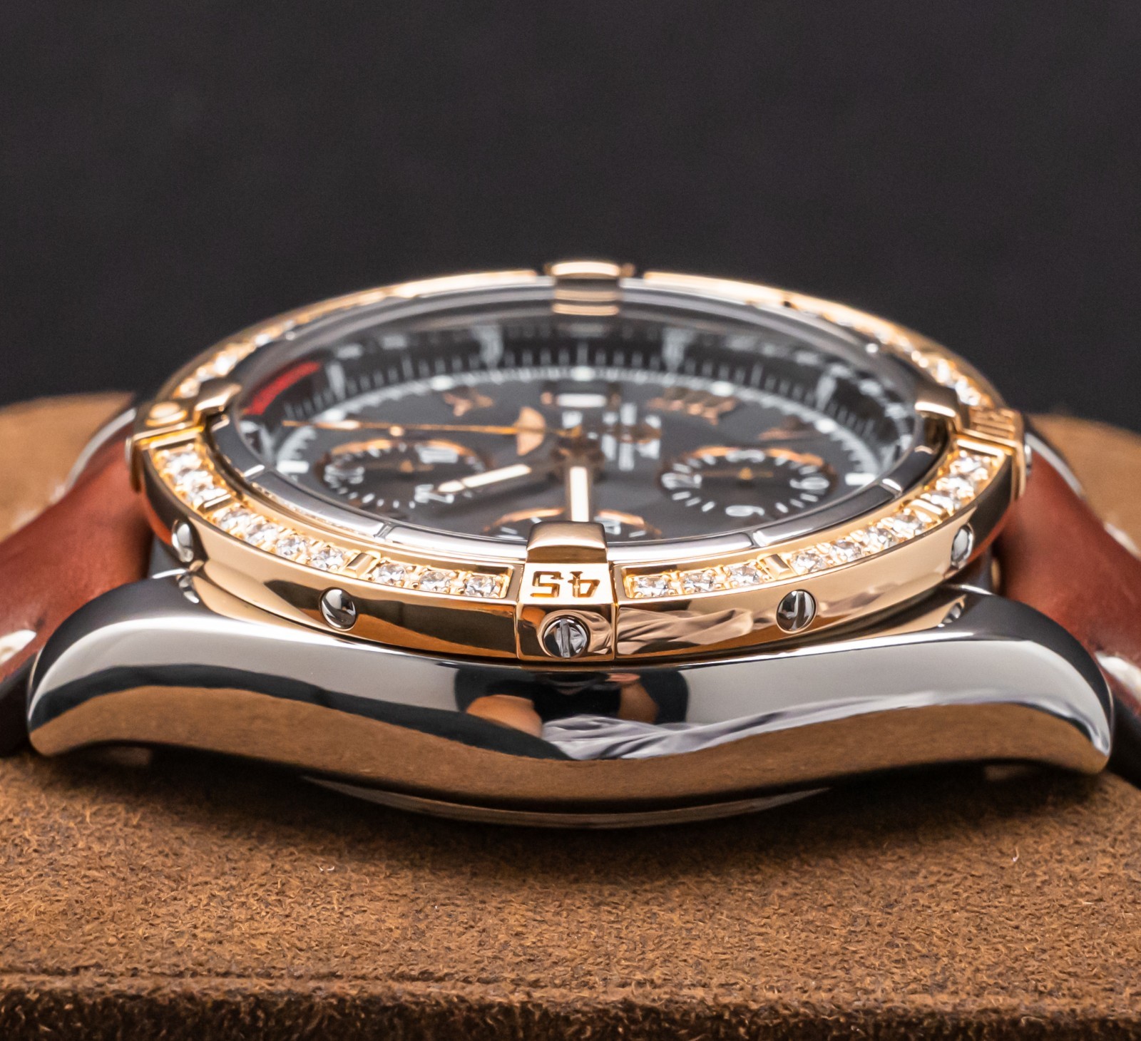 Breitling Chronomat Evolution FACTORY DIAMOND Ros… - image 9