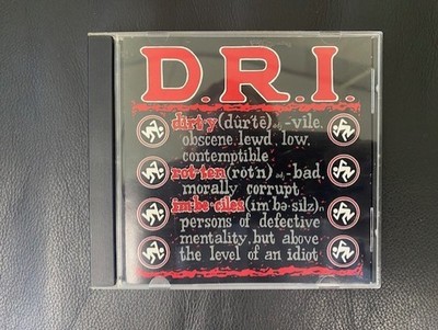 D.R.I. Definition CD Rotten Records 1992 dirty rotten imbeciles thrash zone SOD