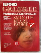 ILFORD Galirie Injet Photo Smooth Pearl Heavyweight Paper 8.5x11" 80 Sheets