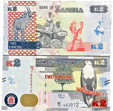 MINT Zambia 100 Kwacha Banknote World Paper Money UNC Currency Bill Note