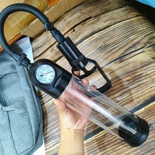 Vacuum Penis Pump Extender with Pressure Big Gauge Enlargement Powerful for Male