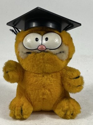 Garfield Dakin Grad Mini 80er Vintage Plüschtier Mit Tag Rarität Sammlung