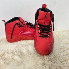 Air Jordan 12 XII Retro Gimnasio Rojo Negro Hombres Zapatos de Baloncesto Tenis talla 9.5