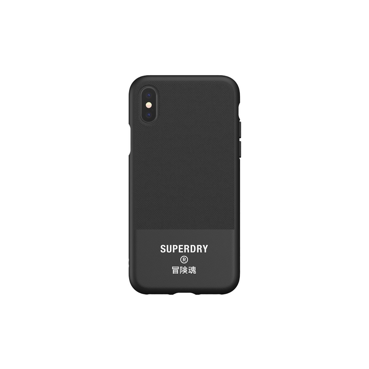 Coque iPhone X et XS Max en TPU effet toile de protection