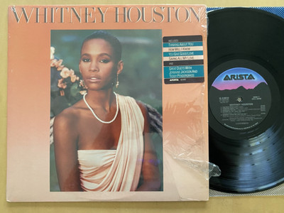 WHITNEY HOUSTON 1985 VINYL 1ST PRESS DEBUT LP SOUL POP FUNK SHRINK HYPE NM/EX