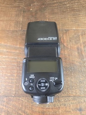 Canon Speedlite 430EX III-RT Shoe Mount Flash for Canon, Excellent Condition