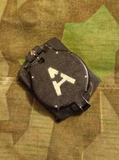 Boussole bakélite fabricant clk avec A sur couvercle - Militaria original WW2