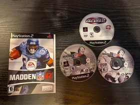 Sony PlayStation 2 Console - WORKING - 24 games, controller, Mem Card, cords