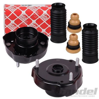 2xFEBI DOMLAGER+PROTECTION KIT VORNE VORDERACHSE für MERCEDES E KLASSE W211 S211