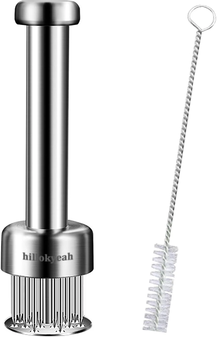 Meat Tenderizer Tool W/ 21 Needles Retractable Safety Guard 304 Stainless
Opens in a new window or t