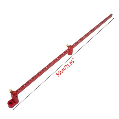 Woodworking Scribing Gauge Center Finder Ruler Aluminum Scribing Circle Ruler Co