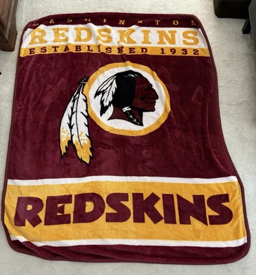 Washington Redskins Northwest Fleece 60x80 Royal Plush Raschel Blanket