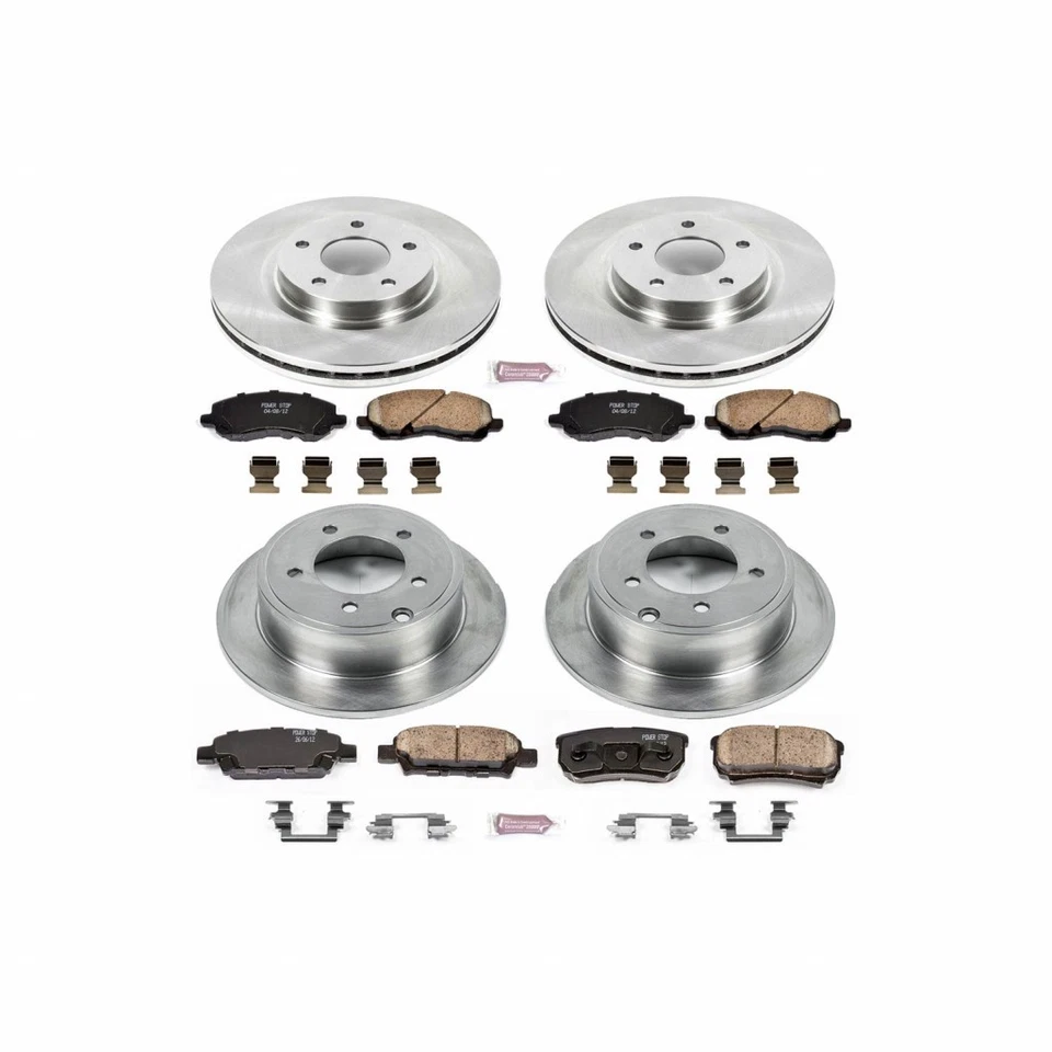 Kit de freio Power Stop para Dodge Avenger 2008-2014 dianteiro e traseiro Autospecialty - Imagem 2 de 4