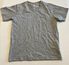 Psycho Bunny Kids Youth T-Shirt M 10/12 Medium Gray Short Sleeve Casual Pima EUC