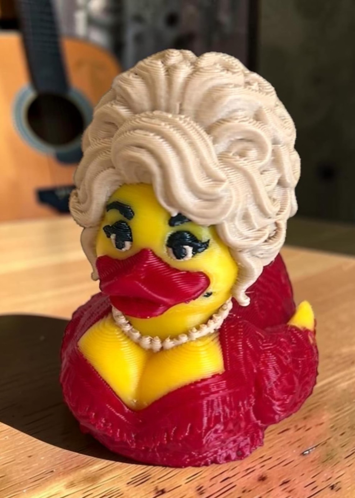Dolly Parton Duck 3D Printed Country Music Dashboard Buddy Collectible Gift