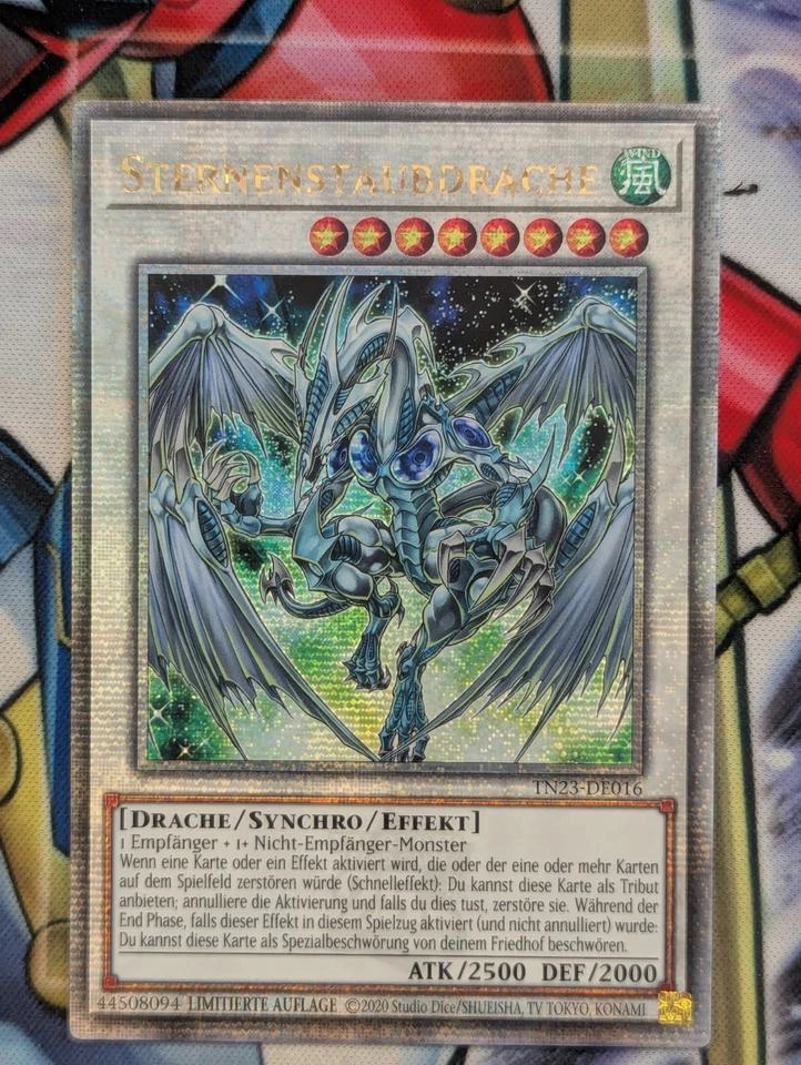 Sternenstaubdrache TN23-DE016 QCR Deutsch NM YUGIOH - Bild 1 von 1