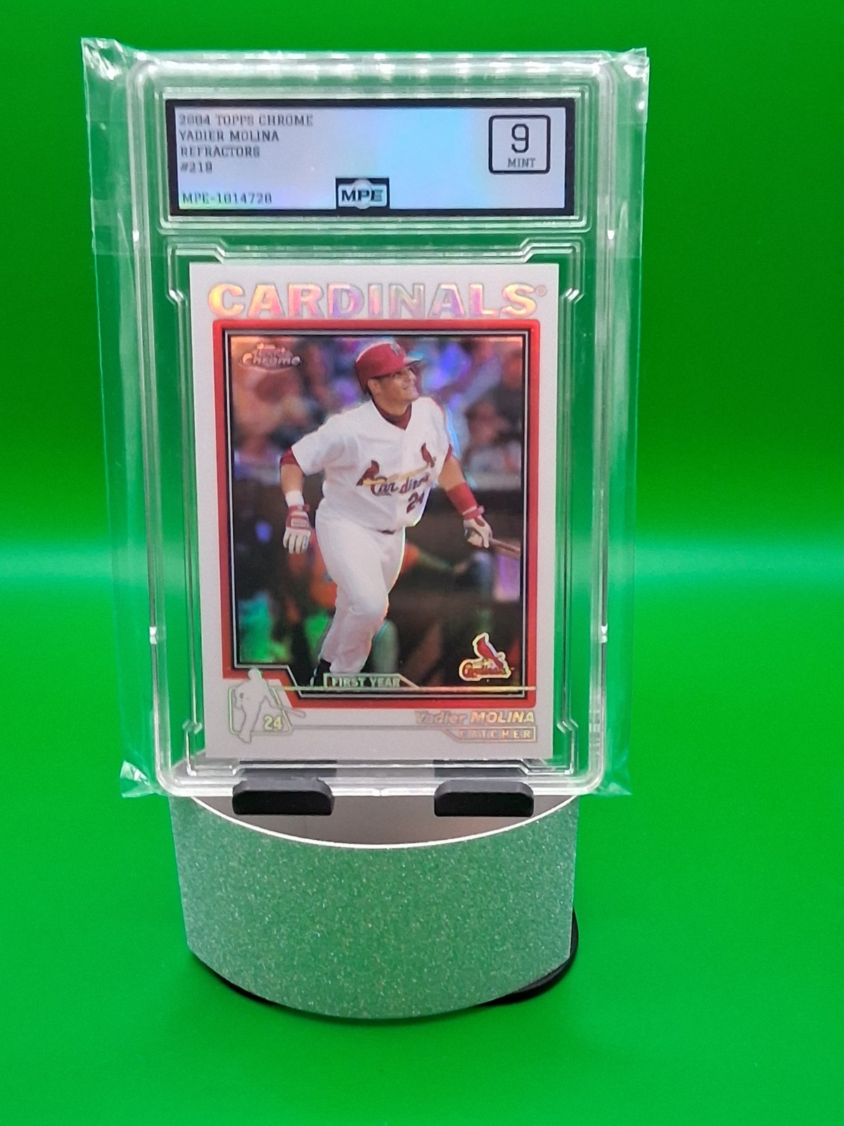 2004 Topps Chrome - Yadier Molina #219 Refractor (RC)