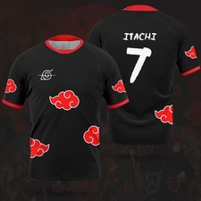 Fu&szlig;balltrikot Itachi Team Japan T-Shirt Naruto Akatsuki Erwachsene & Kinder
