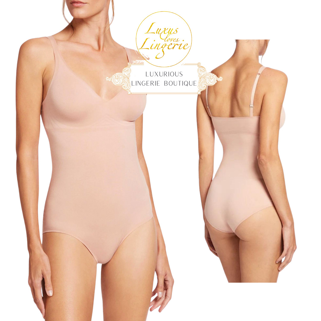 3W Forming Body Wolford 36 Rose Tan Skin Shaping Soft with Silicone Lines Shape