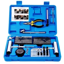 Tire Repair Kit - 68pcs Heavy Duty Tire Plug Kit, Universal Tire Repair Tools...