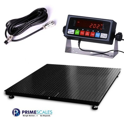 3x3 Heavy duty Floor Scale 36 x36  Industrial Pallet Scale w/ Indicator 5000 lb