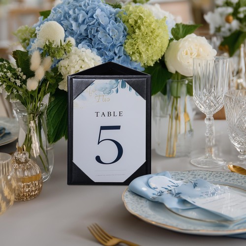 WeChef 30 Pack 4"x6" 3 Sides Table Tent Holder Menu Holder Bar Cafe Restaurant - Picture 3 of 8