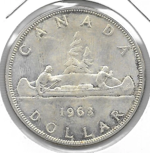 1963 CANADIAN SILVER DOLLAR (VERY NICE)