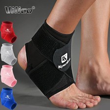 Ankle Brace for Men  Women Sports Elastic Support Adjustable Compression Sleeve