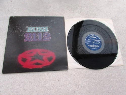 RUSH LP 2112 ORIGINAL UK 1976 1st PRESS EX VINYL