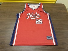 2025 Washington Nationals SGA Red Basketball Jersey - XL - Stadium Giveaway