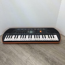 Casio SA-76 44-Key Mini Keyboard Piano Tested Working Great No Battery Cover