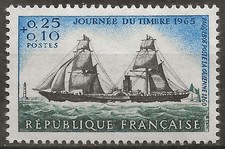 N° 1446**  JOURNEE  DU TIMBRE 1965