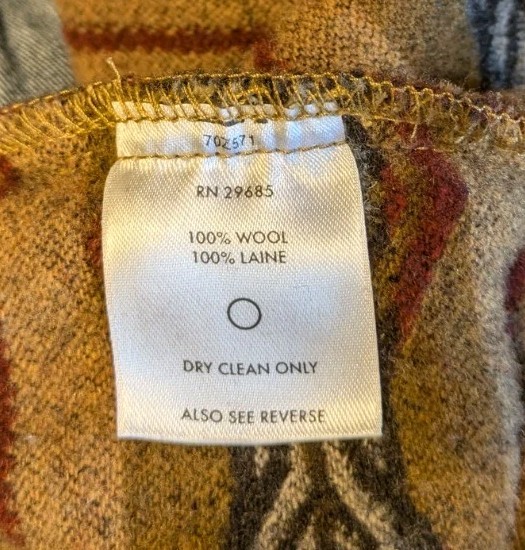 Vintage Pendleton Denim Jacket  Aztec Blanket Lin… - image 22