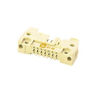 100 Stk. Harting Messerleiste gerade 09195106914 Leiterplattensteckverbinder